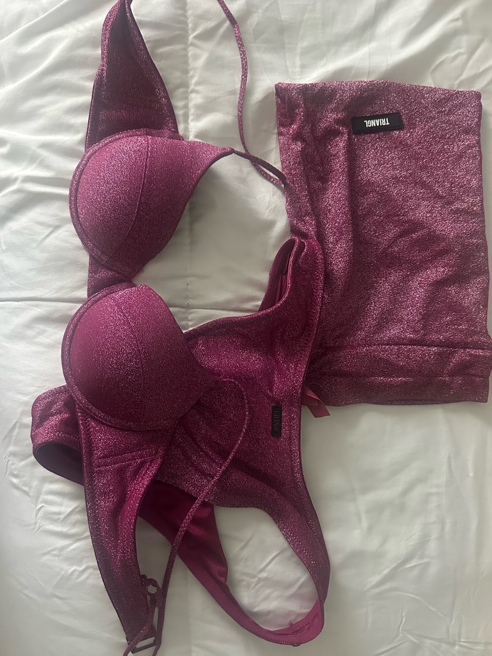 TRIANGL SWIMSUIT XS TOP M BOTTOMS